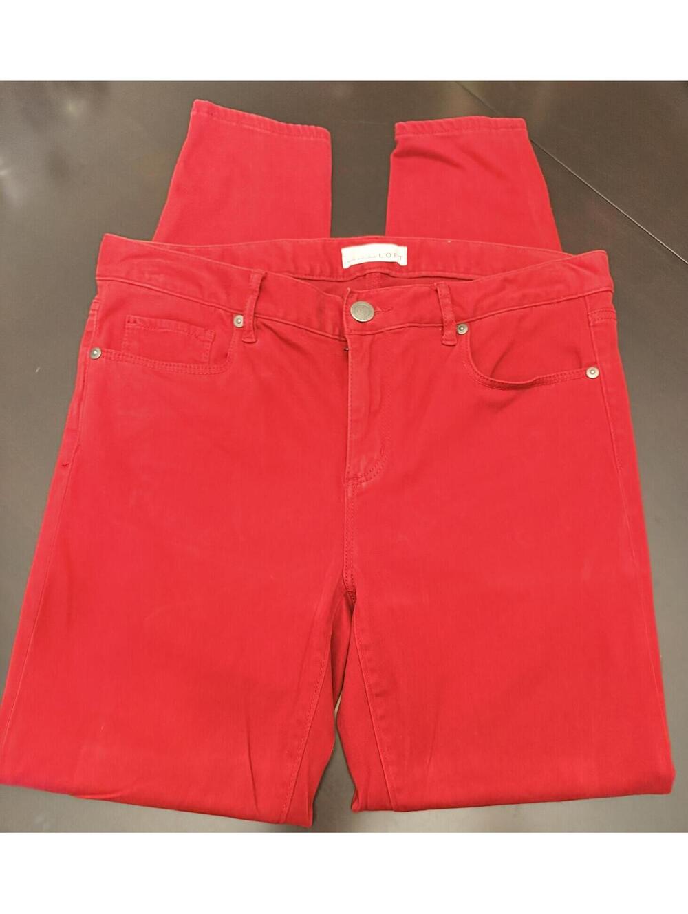 LOFT by Ann Taylor Red Jeggings 29/8
